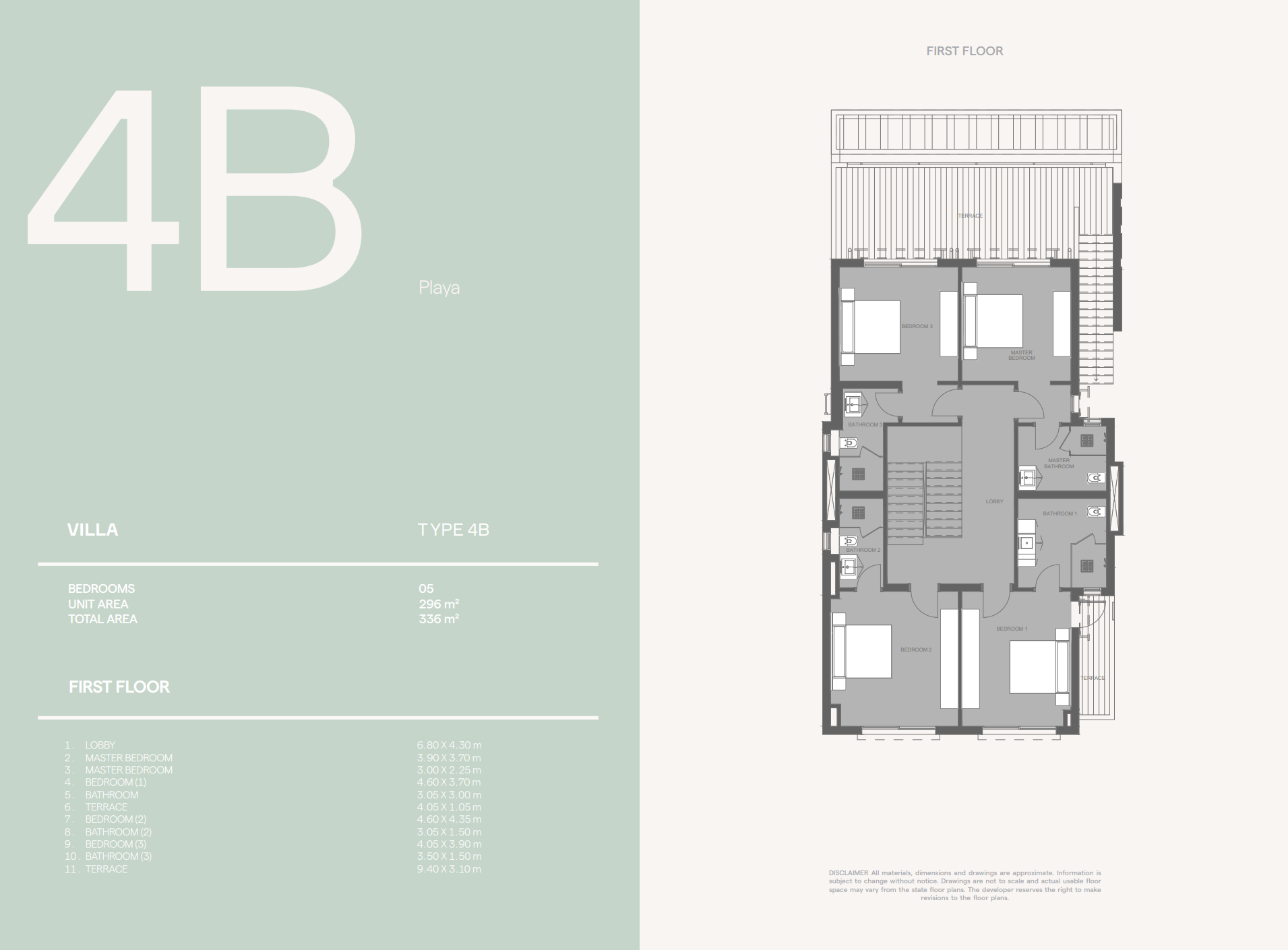 PLaya Ghazala 4B Villa Layout First