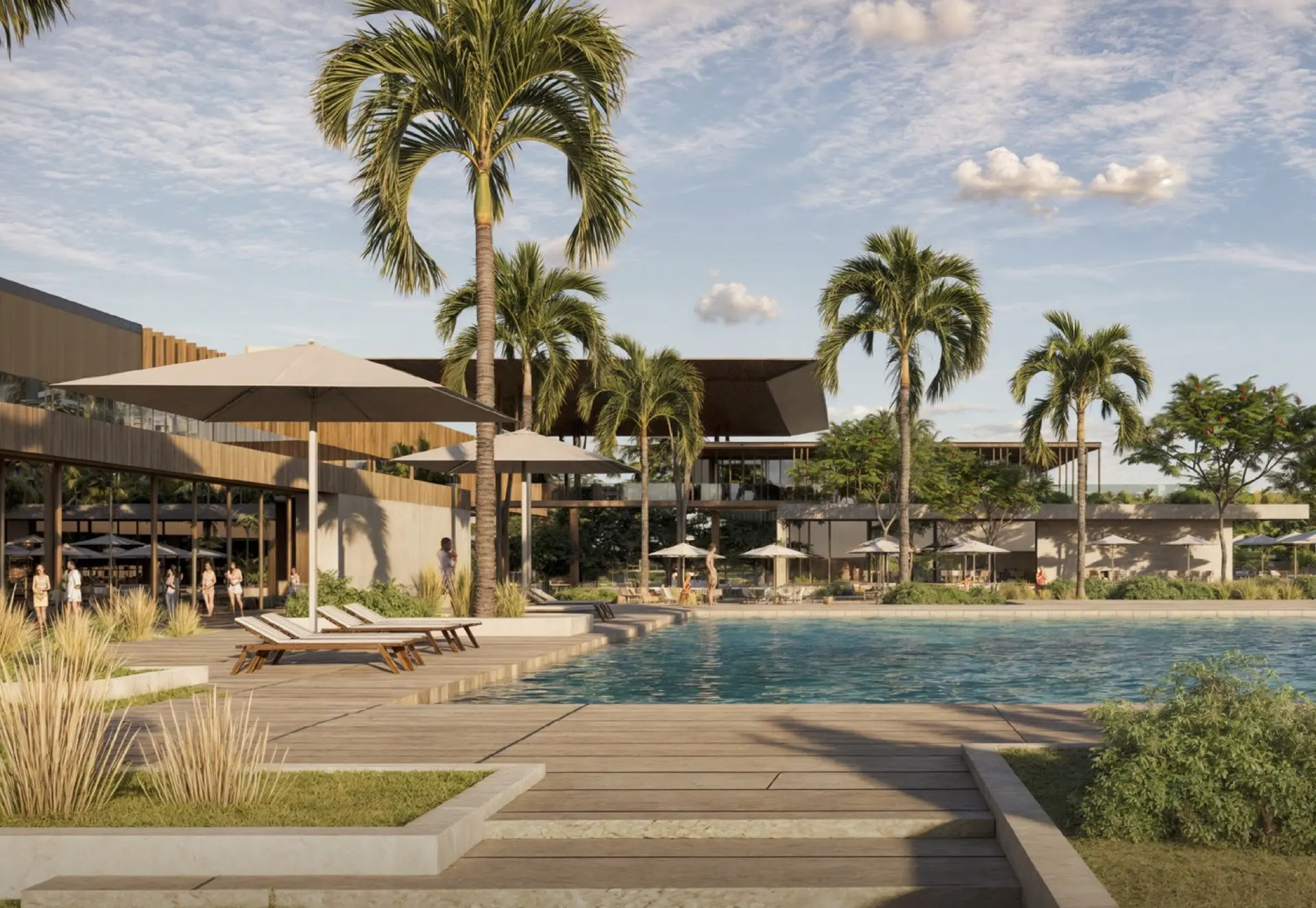 New Kairo residential compound exterior view