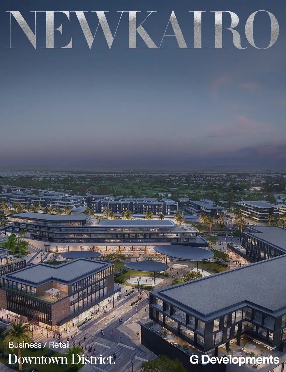 New Kairo residential compound exterior view