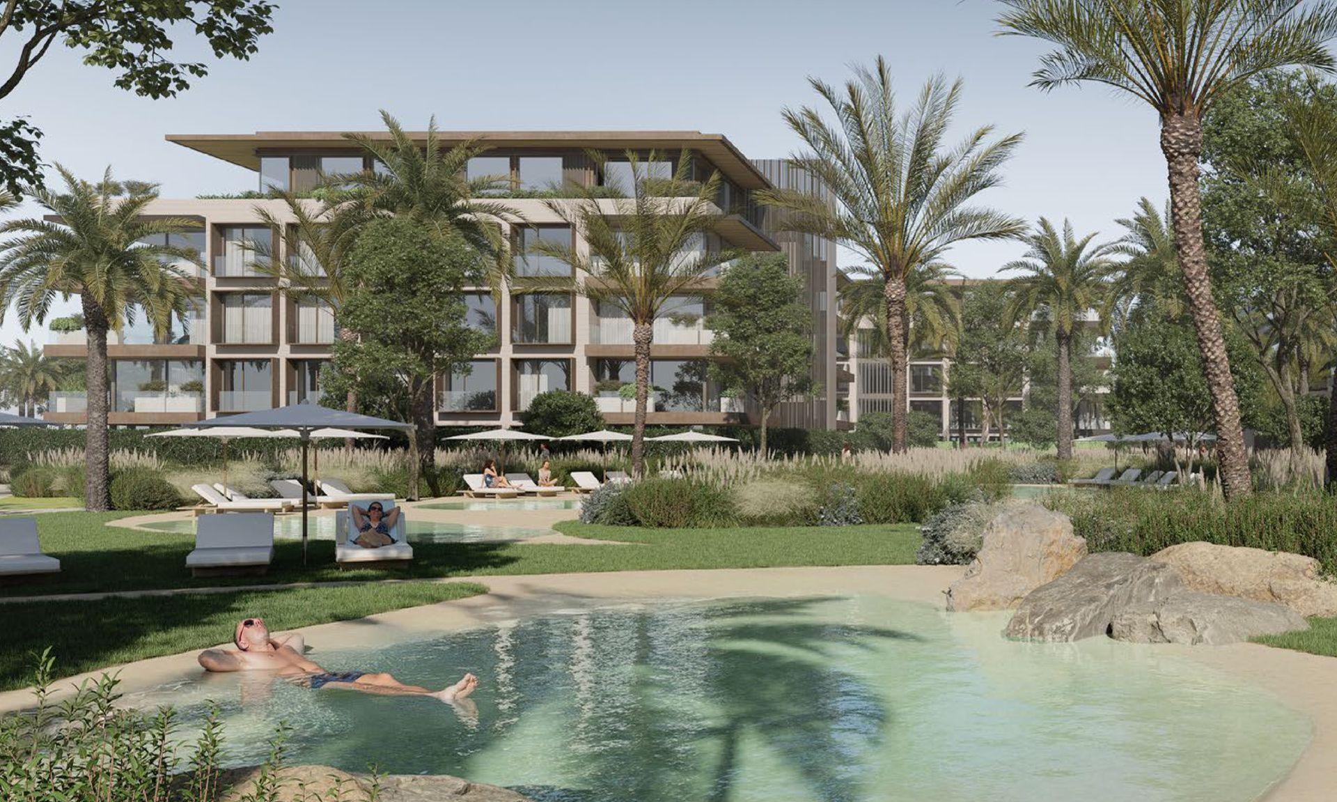 New Kairo residential compound exterior view